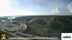 Městečko Skradin - Skradin, řeka Krka, most A1 - 12.3.2026 v 16:30 Městečko Skradin - Skradin, řeka Krka, most A1 - 12.3.2026 v 16:30