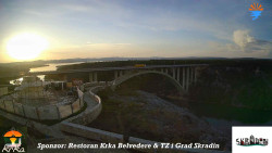 Skradin, řeka Krka, most A1