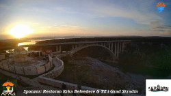 Skradin, řeka Krka, most A1