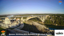 Skradin, řeka Krka, most A1