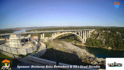 Skradin, řeka Krka, most A1