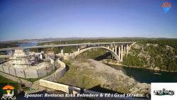 Skradin, řeka Krka, most A1