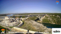 Skradin, řeka Krka, most A1