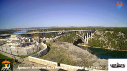 Skradin, řeka Krka, most A1