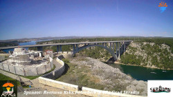 Skradin, řeka Krka, most A1