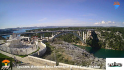 Skradin, řeka Krka, most A1