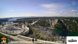 Skradin, řeka Krka, most A1