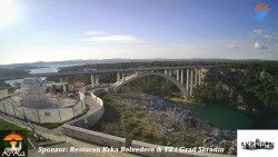 Skradin, řeka Krka, most A1