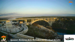 Skradin, řeka Krka, most A1