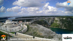 Skradin, řeka Krka, most A1