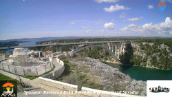 Skradin, řeka Krka, most A1