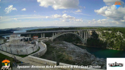 Skradin, řeka Krka, most A1