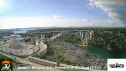 Skradin, řeka Krka, most A1