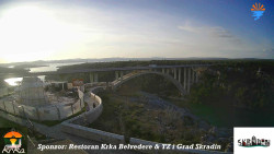 Skradin, řeka Krka, most A1