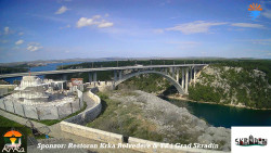 Skradin, řeka Krka, most A1