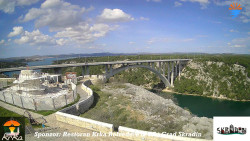 Skradin, řeka Krka, most A1