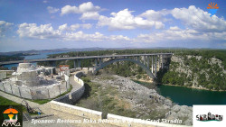 Skradin, řeka Krka, most A1