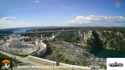 Skradin, řeka Krka, most A1