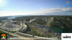 Skradin, řeka Krka, most A1