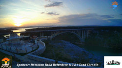 Skradin, řeka Krka, most A1