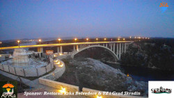 Skradin, řeka Krka, most A1