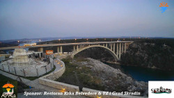 Skradin, řeka Krka, most A1