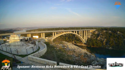 Skradin, řeka Krka, most A1