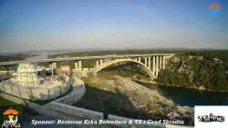 Skradin, řeka Krka, most A1