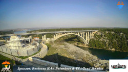 Skradin, řeka Krka, most A1