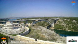 Skradin, řeka Krka, most A1