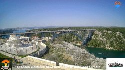 Skradin, řeka Krka, most A1