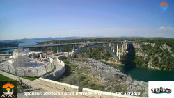 Skradin, řeka Krka, most A1