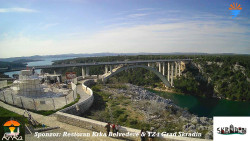 Skradin, řeka Krka, most A1