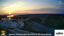 Skradin, řeka Krka, most A1