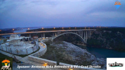 Skradin, řeka Krka, most A1