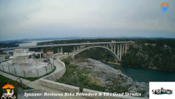 Skradin, řeka Krka, most A1