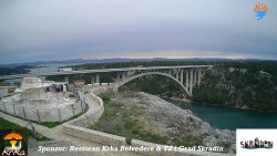 Skradin, řeka Krka, most A1