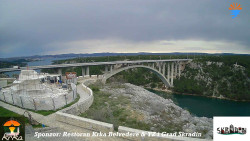 Skradin, řeka Krka, most A1