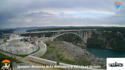 Skradin, řeka Krka, most A1