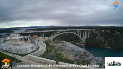 Skradin, řeka Krka, most A1