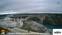 Skradin, řeka Krka, most A1