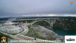 Skradin, řeka Krka, most A1