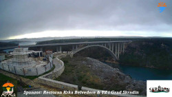 Skradin, řeka Krka, most A1