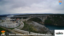 Skradin, řeka Krka, most A1