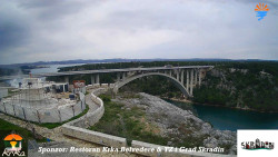 Skradin, řeka Krka, most A1