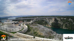 Skradin, řeka Krka, most A1