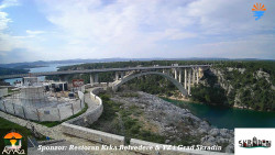 Skradin, řeka Krka, most A1