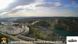 Skradin, řeka Krka, most A1