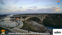 Skradin, řeka Krka, most A1