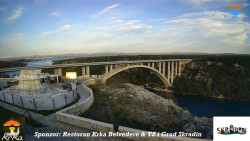 Skradin, řeka Krka, most A1